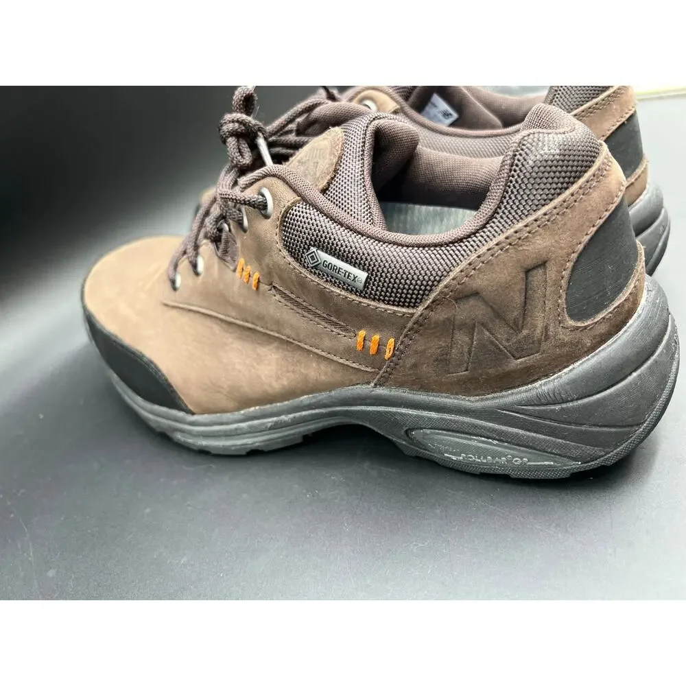 New Balance Shoes Men 10.5 Gortex Hiking Sneakers MW1069BR Brown Leather #91